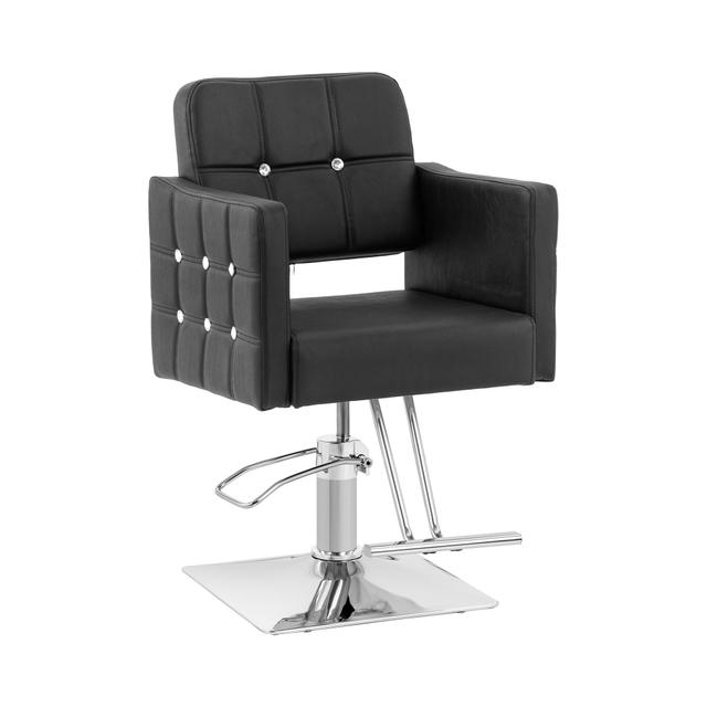 Scaun de salon Cottam cu suport pentru picioare - înălțimea scaunului 45 - 55 cm - 150 kg - negru on Productcaster.