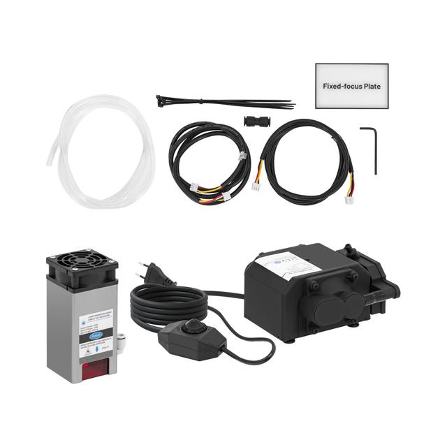 Modul laser cu asistență pneumatică - cu placă de focalizare fixă - 10 W - 27 l/min - pentru mașini de tăiat cu laser / gravură cu laser on Productcaster.