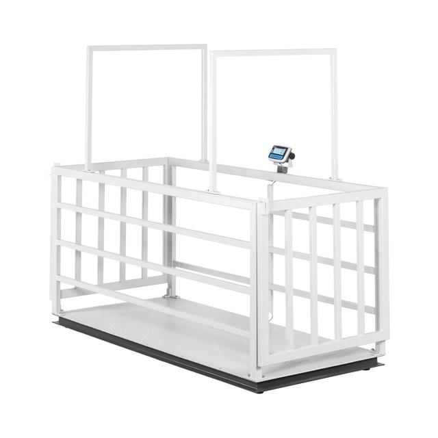 TEM Állatmérleg - hitelesített - 200 g (0-600 kg) / 500 g (600-1500 kg) - állatok mérésére, ráccsal - LCD on Productcaster.