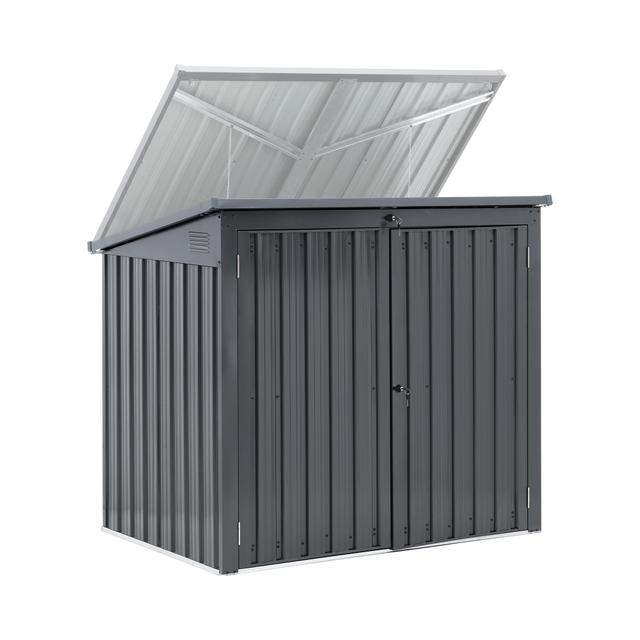 Cutie metalică pentru containere - 2 containere (240 L) - cu încuietoare on Productcaster.