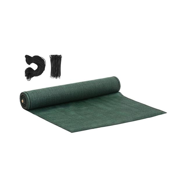 Kerítés háló - HDPE szövet - 50 x 1,2 m - anyagsűrűség: 150 g/m² - szakadásálló - időjárásbiztos - tartozékokkal Szerelőtartozékok | Wiesenfield on Productcaster.