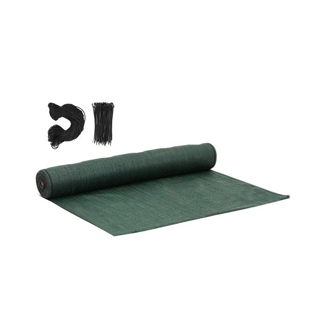 Gard de gard de grădină - țesătură HDPE - 50 x 1,5 m - densitate material 150 g/m² - rezistent la rupere - rezistent la intemperii - incl. Materiale  on Productcaster.