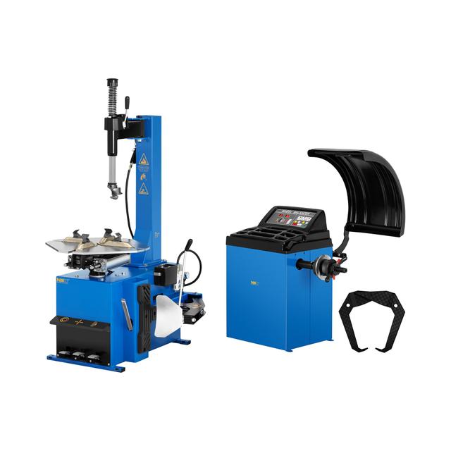 Tyre Changer Machine and Wheel Balancing Machine Set 750 W 11 to 21" 4 to 7 s - Wheel Balancers by MSW on Productcaster.