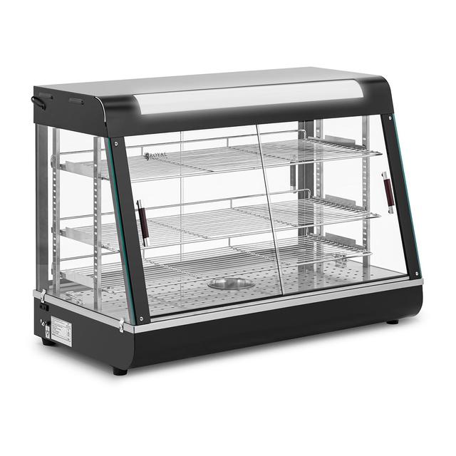 Melegentartó pult - 150 L - 1600 W - 3 tárolóállvány - Royal Catering on Productcaster.