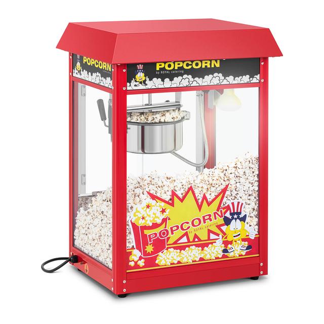 Popcorn gép - retro design - 150 / 180°C - piros - Royal Catering on Productcaster.