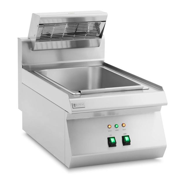 Hasábburgonya melegentartó - 1100 W - 30–150 °C - Royal Catering on Productcaster.