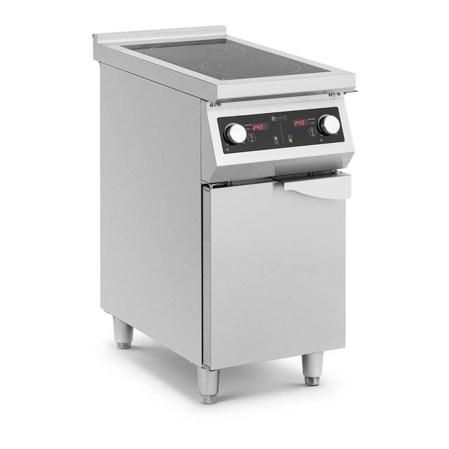 Indukciós tűzhely - 8500 W - 2 főzőfelület - 60–240 °C - tárolóhely - Royal Catering on Productcaster.