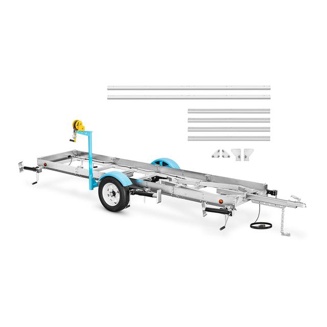 Utánfutó rönkvágó szalagfűrészhez - max.1500 kg - 2 kerék - 6 szintező emelő | hillvert on Productcaster.