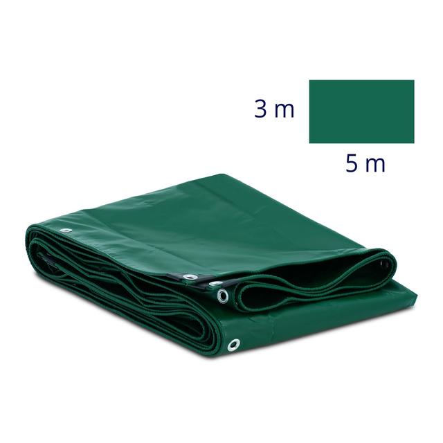 Takaróponyva - fűzőlyukakkal - 500 x 300 cm - PVC - 650 g/m² | Wiesenfield on Productcaster.