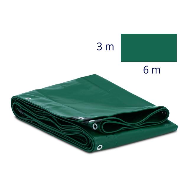 Takaróponyva - fűzőlyukakkal - 600 x 300 cm - PVC - 650 g/m² | Wiesenfield on Productcaster.