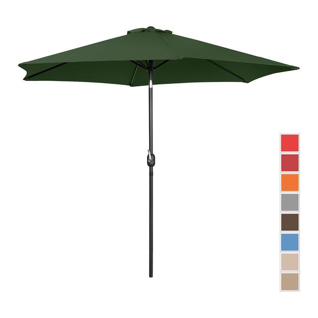 Umbrelă de exterior - verde - hexagonală - Ø 300 cm - înclinabilă on Productcaster.