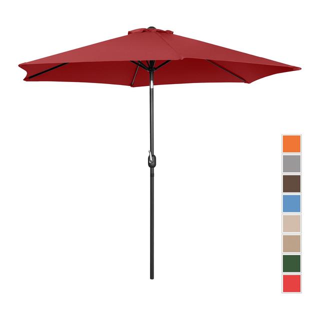 Umbrelă mare de exterior - Claret - hexagonală - Ø 270 cm - înclinabilă on Productcaster.