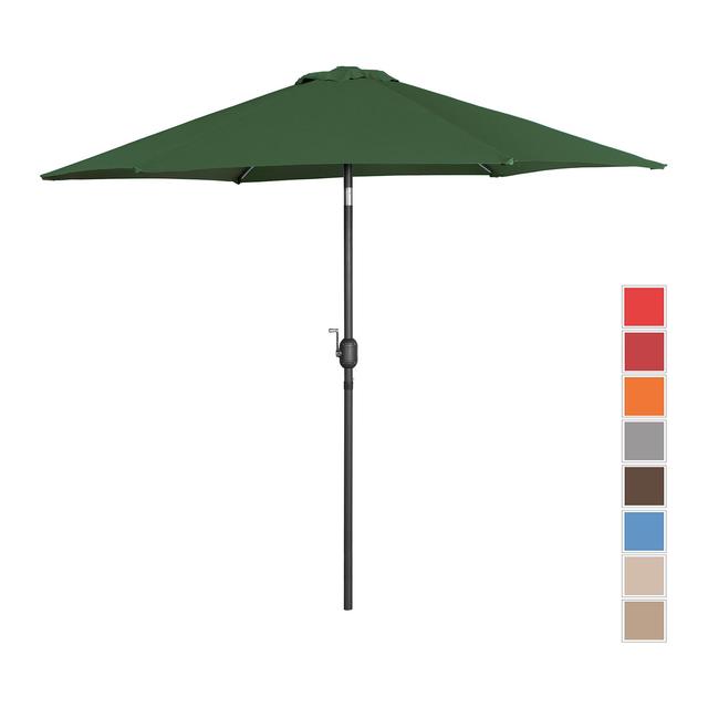 Umbrelă mare de exterior - verde - hexagonală - Ø 300 cm - înclinabilă on Productcaster.