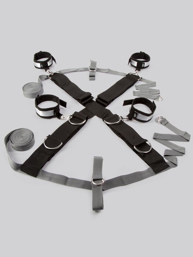 Fifty Shades of Grey Keep Still Over the Bed Cross Restraint - Silver on Productcaster.