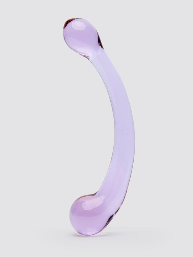 Lovehoney Sensual Glass Double-Ended G-Spot Dildo - Purple on Productcaster.