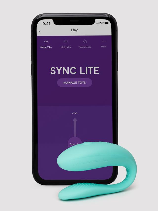 We-Vibe Sync Lite App Controlled Rechargeable Couple's Vibrator - Green on Productcaster.