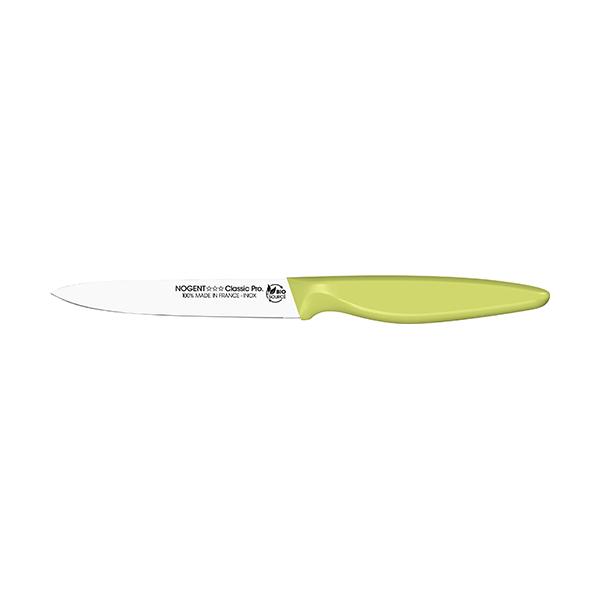 Couteau d'office lame lisse 11 cm vert anis Bio sourcé Nogent on Productcaster.