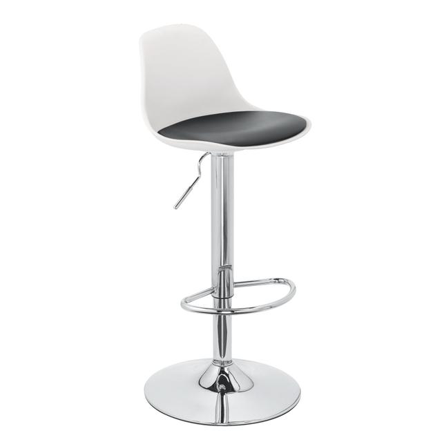 Tabouret semi-enveloppant dossier blanc - Lot de 6 on Productcaster.