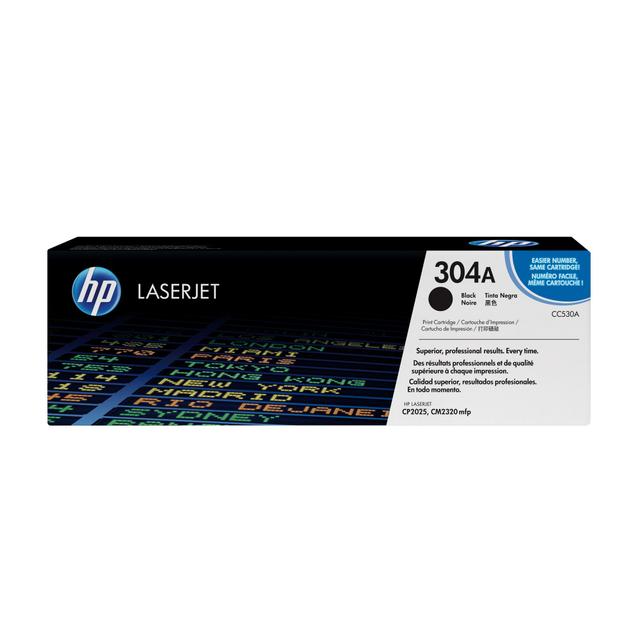 Toner HP 304A CC530A noir pour imprimante laser on Productcaster.