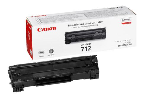 Toner Canon CRG712 noir pour imprimante laser on Productcaster.