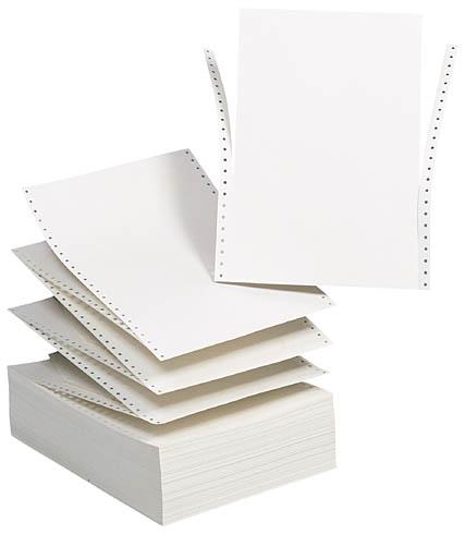 Papier listing traitement de texte 80 gr 240 x 305 mm - Carton de 2000 - Exacompta on Productcaster.