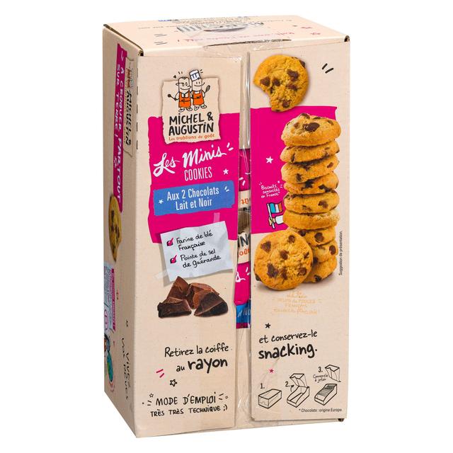 Minis cookies aux 2 chocolats Michel et Augustin - Carton de 11 - Lot de 11 on Productcaster.