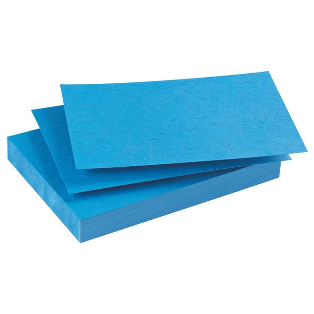 Paquet de 100 couvertures grain de cuir 270 g bleu - Clairefontaine on Productcaster.