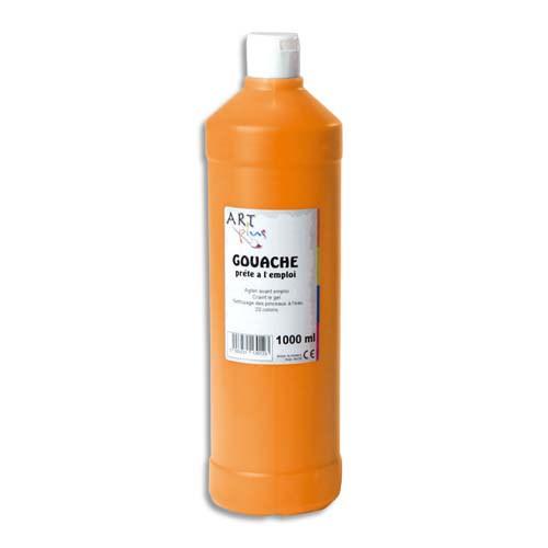 Gouache prête à l'emploi 1 litre Orange - Lot de 7 - Art plus on Productcaster.