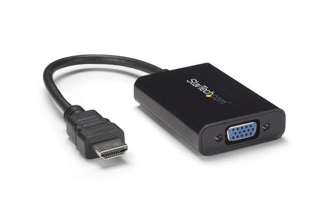 StarTech.com Câble adaptateur / Convertisseur HDMI vers VGA avec audio - Mâle / Femelle - Noir on Productcaster.