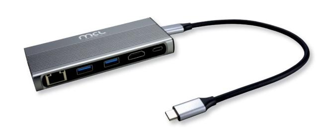 MCL MD1B99AUSB3C000 station d'accueil Avec fil USB 3.2 Gen 1 (3.1 Gen 1) Type-C Aluminium - Mcl samar on Productcaster.