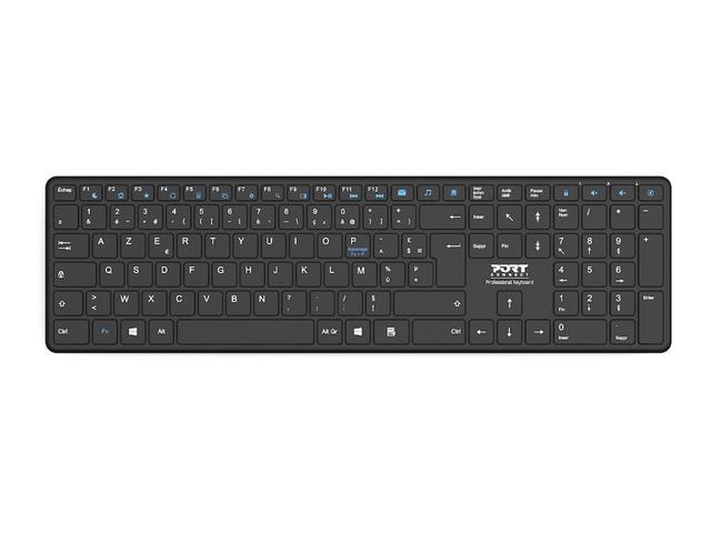 Port Designs 900903 clavier RF sans fil + Bluetooth AZERTY Français Noir on Productcaster.