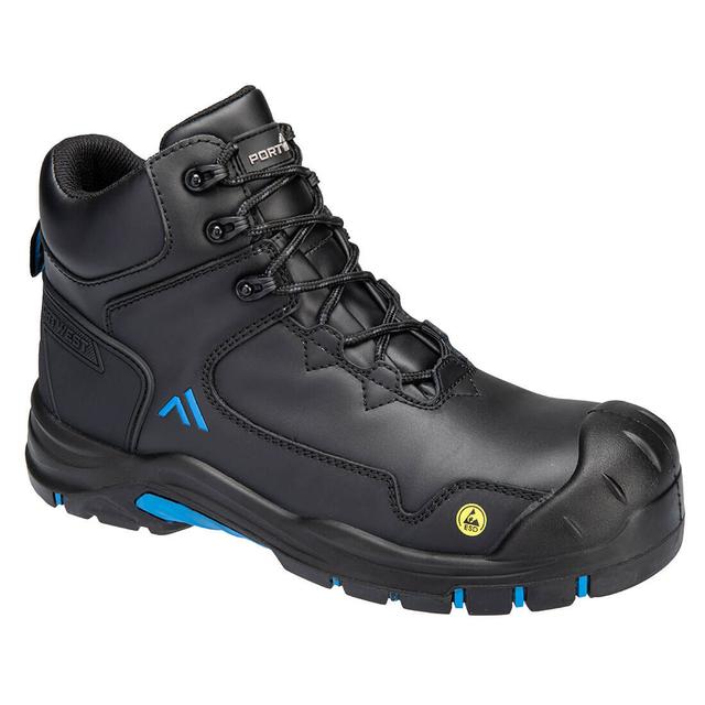 Portwest FC18 Chaussure Montante Apex S3S ESD HRO SR SC FO Noir/Bleu - Taille 41 on Productcaster.