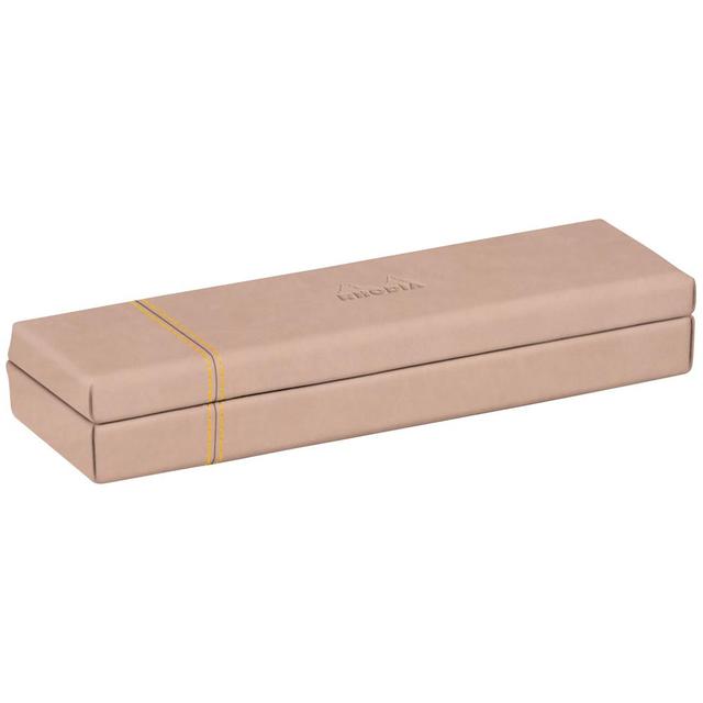 Rhodiarama plumier simili cuir italien 21x5,5x3 cm - Touche de rose - Lot de 2 on Productcaster.