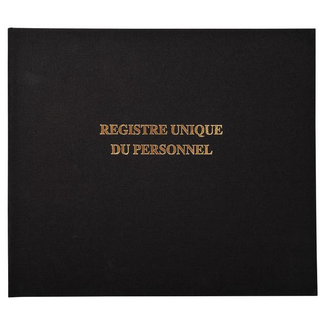 Registre 27x32cm - Registre unique du personnel (salariés et stagiaires) - 100 pages - Exacompta on Productcaster.