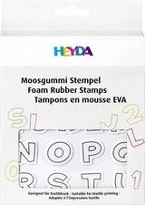 Set tampons caoutchouc mousse 'lettres & chiffres', I - Lot de 2 on Productcaster.