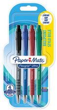 Paper:Mate Stylo à bille FlexGrip Ultra, blister de 2, noir - Lot de 4 - Papermate on Productcaster.