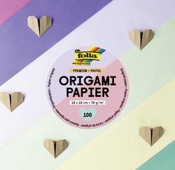 Feuille de papier pour origami PREMIUM PASTEL - Lot de 8 - Folia on Productcaster.