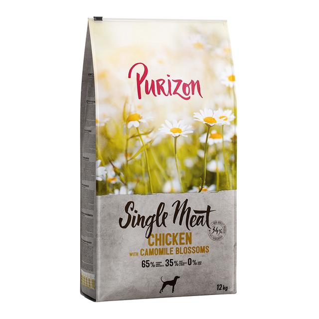 Purizon Single Meat Adult, kurczak z kwiatami rumianka i dynią, bez zbóż - 2 x 12 kg on Productcaster.