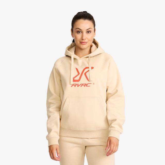 RVRC Hoodie Femme Oatmeal/Aurora Red, XL - Femme > Pulls > Sweats à Capuche on Productcaster.