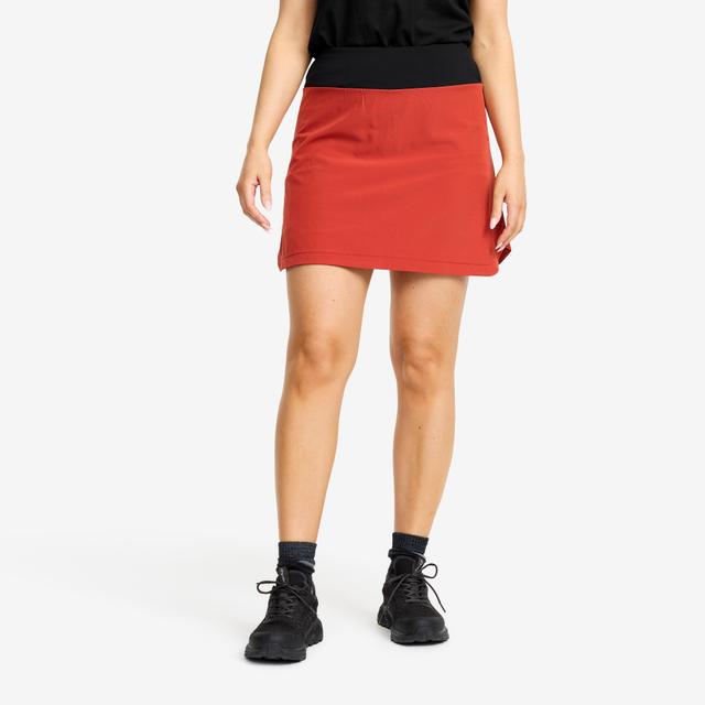 2-in-1 Skirt Dames Cinnabar, XS - Outdoor Clothes > Broeken > Korte Broeken on Productcaster.