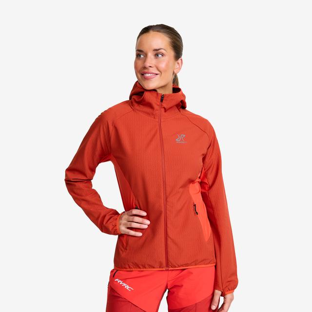 Distance Pro Wind Jacket Femme Aurora Red/ Bossa Nova, 2XL - Femme > Vestes > Vestes Coupe-vent on Productcaster.