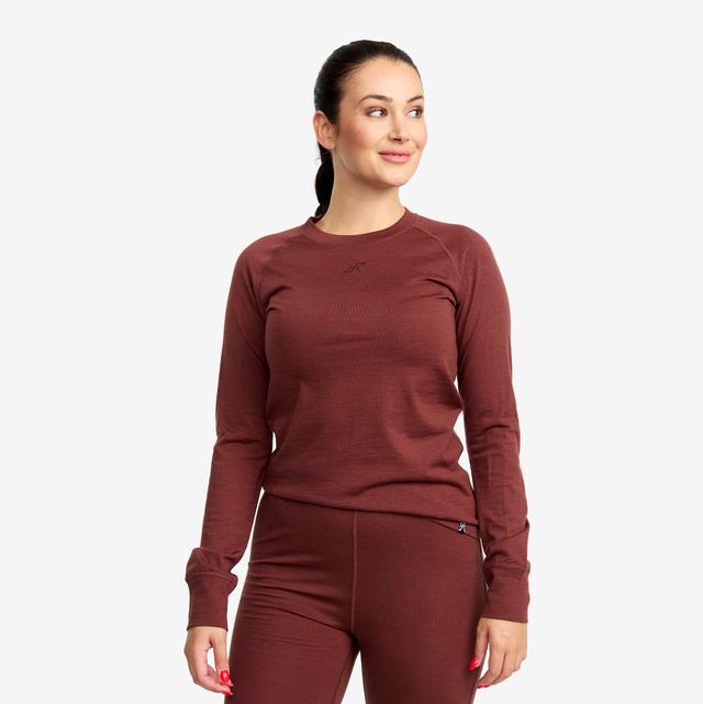 Mount Merino Long Sleeve Top Femme Earth, S - Femme > Sous-vêtements Thermiques on Productcaster.