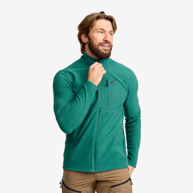 Essential Full-zip Fleece Heren Bayberry, M - Outdoor Clothes > Truien > Fleece on Productcaster.