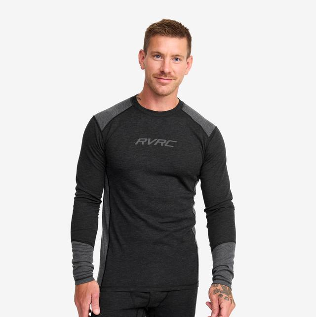 North Merino Top Heren Black, M - Outdoor Clothes > Thermokleding on Productcaster.