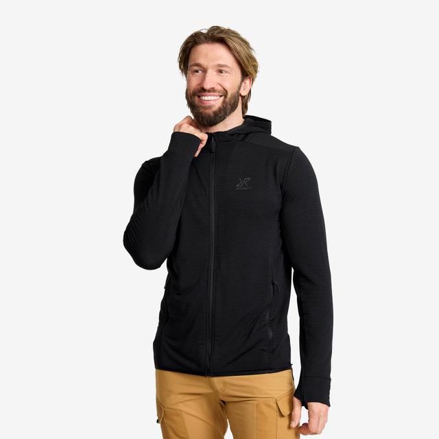 Waffle Hoodie Homme Black, S - Homme > Pulls > Sweats à Capuche on Productcaster.