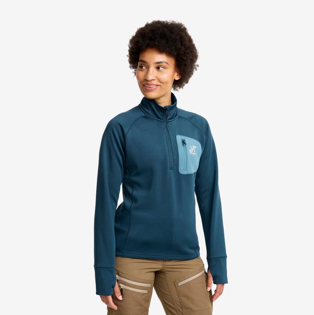 Evolution Half-zip Stretch Fleece Femme Moonlit Ocean, 2XL - Femme > Pulls > Polaires on Productcaster.