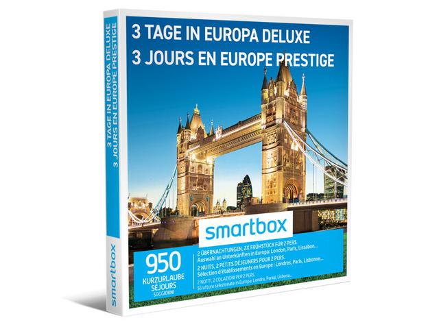 3 Tage in Europa Deluxe - Smartbox Geschenkideen on Productcaster.