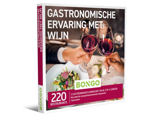 Bongo Gastronomisch Dineren met Wijn -Activiteit cadeaubonnen on Productcaster.