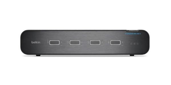 Belkin F1DN204KVM-UN-4 KVM switch Rack mounting Black on Productcaster.