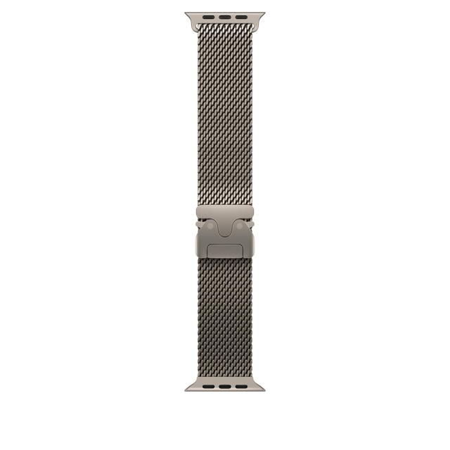 Apple 49mm Natural Titanium Milanese Loop - Small on Productcaster.